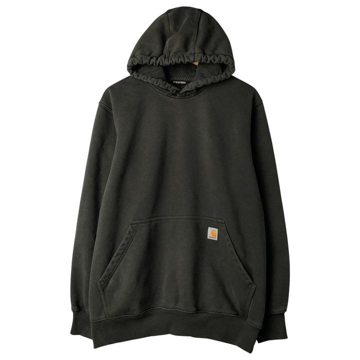 Carhartt Loose Fit Rain Defender Pullover Hoodie, Men's Size Medium cotton Green type dark green Vintage Second Hand