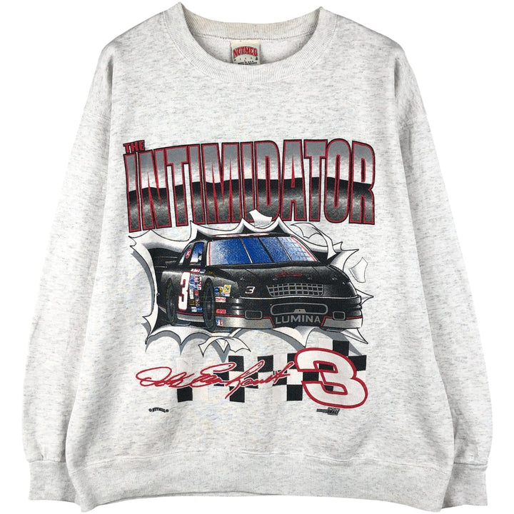 Vintage 90'S Nutmeg print sweatshirt, made in the USA, size L, men's cotton gray type Vintage Second Hand