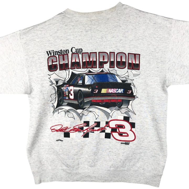 Vintage 90'S Nutmeg print sweatshirt, made in the USA, size L, men's cotton gray type Vintage Second Hand