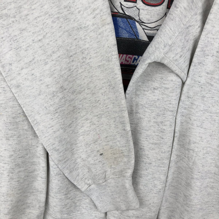 Vintage 90'S Nutmeg print sweatshirt, made in the USA, size L, men's cotton gray type Vintage Second Hand