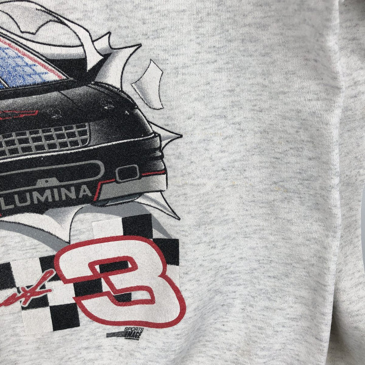 Vintage 90'S Nutmeg print sweatshirt, made in the USA, size L, men's cotton gray type Vintage Second Hand
