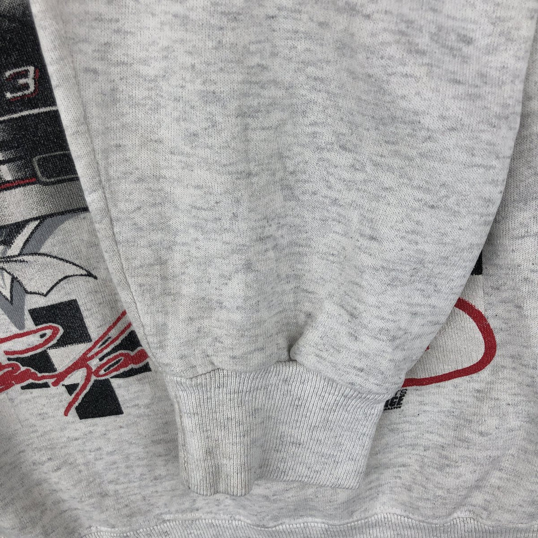 Vintage 90'S Nutmeg print sweatshirt, made in the USA, size L, men's cotton gray type Vintage Second Hand