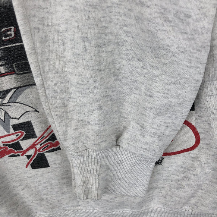 Vintage 90'S Nutmeg print sweatshirt, made in the USA, size L, men's cotton gray type Vintage Second Hand