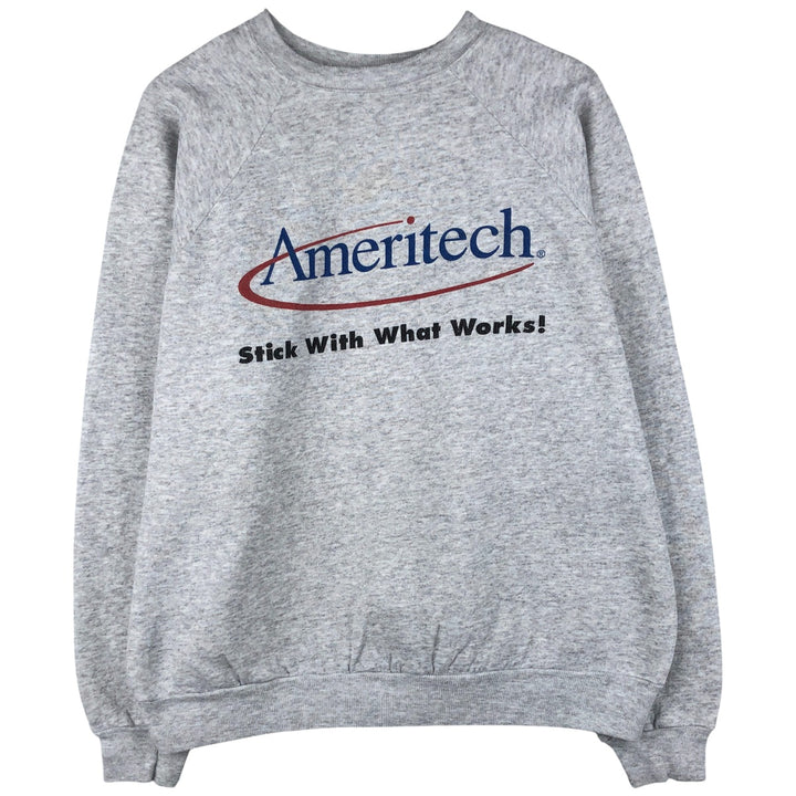 90s-00'S Hanes Printed Sweatshirt, Men's Size XL cotton gray type Vintage Second Hand