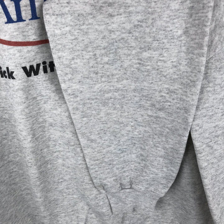 90s-00'S Hanes Printed Sweatshirt, Men's Size XL cotton gray type Vintage Second Hand