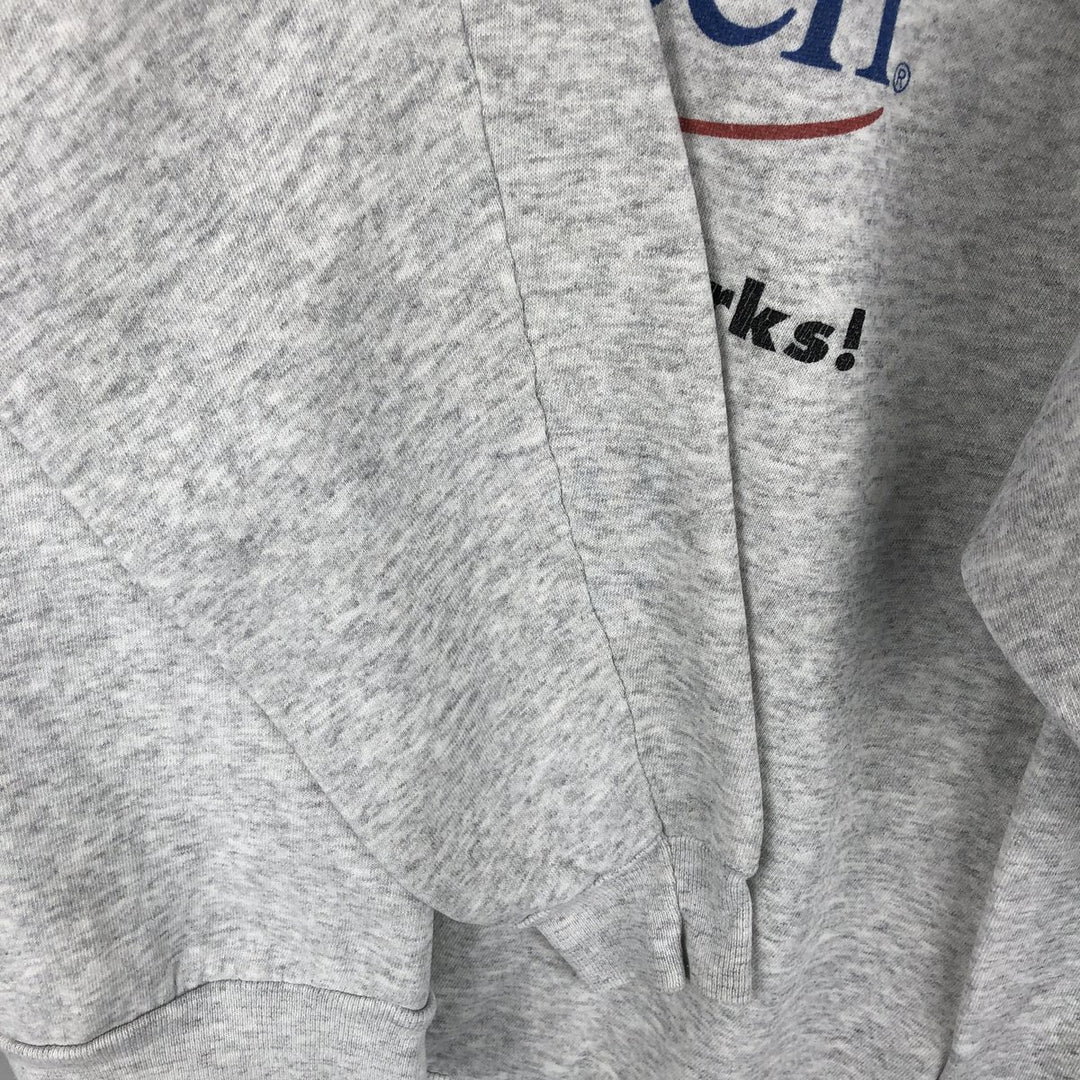 90s-00'S Hanes Printed Sweatshirt, Men's Size XL cotton gray type Vintage Second Hand