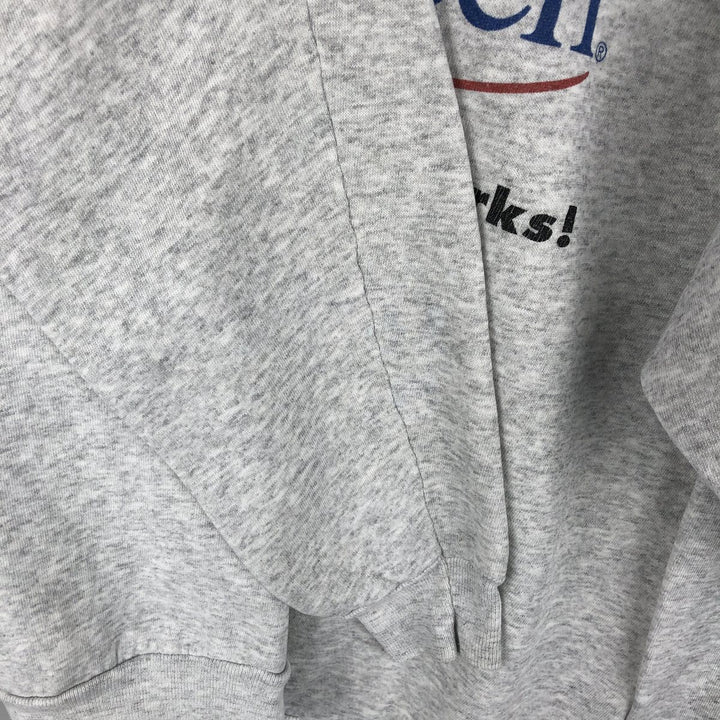 90s-00'S Hanes Printed Sweatshirt, Men's Size XL cotton gray type Vintage Second Hand