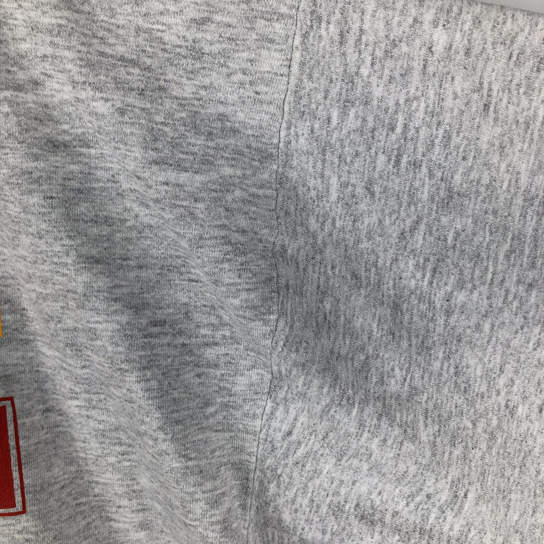 Vintage 90'S Lee Heavy Weight Cotton Blend College Sweatshirt, Made in USA, Men's Size XL cotton gray type Vintage Second Hand
