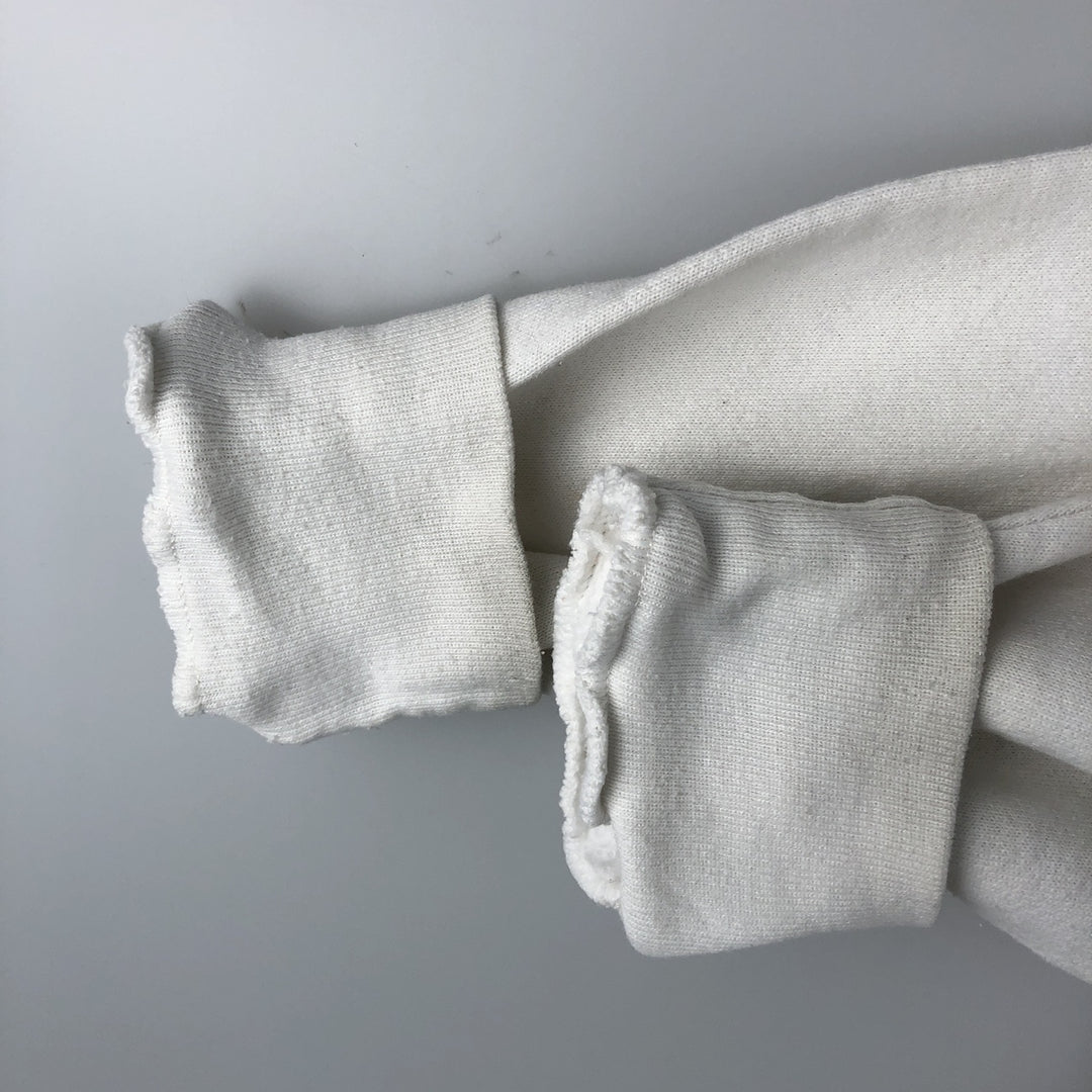 Vintage 90'S Fruit of the Loom college sweatshirt, made in Canada, size L, men's cotton white type Vintage Second Hand