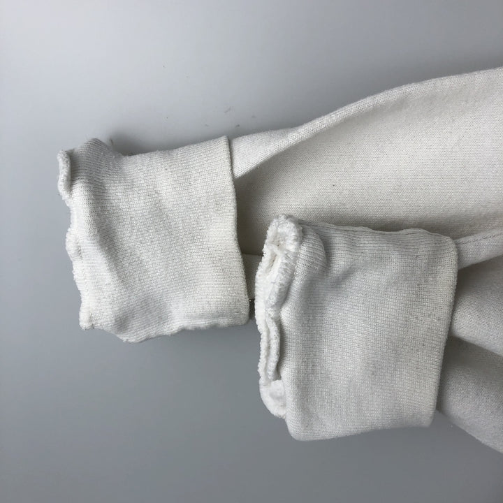 Vintage 90'S Fruit of the Loom college sweatshirt, made in Canada, size L, men's cotton white type Vintage Second Hand