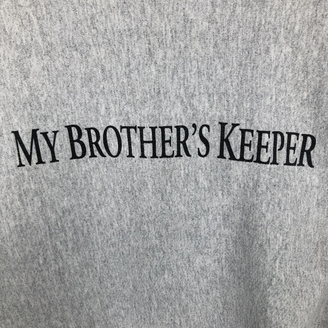 Vintage 90'S Lee printed sweatshirt, made in the USA, men's size XXL cotton gray type Vintage Second Hand