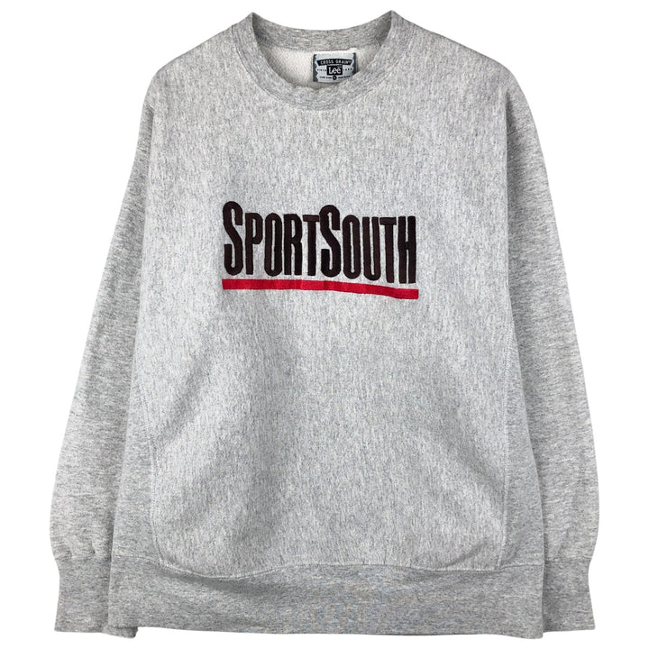 Vintage 90'S Lee printed sweatshirt, made in the USA, men's size XL cotton gray type Vintage Second Hand