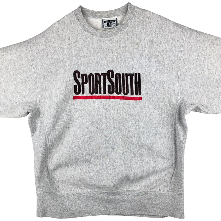 Vintage 90'S Lee printed sweatshirt, made in the USA, men's size XL cotton gray type Vintage Second Hand
