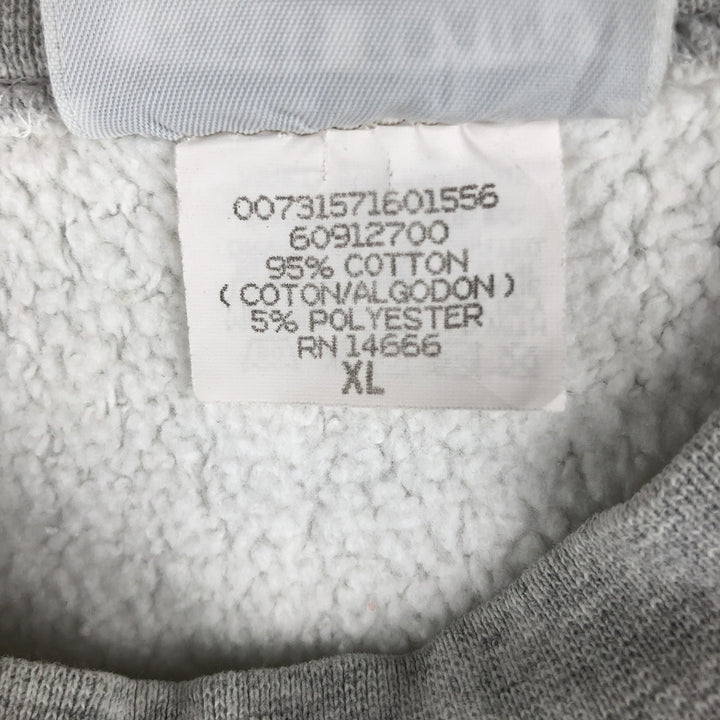 Vintage 90'S Lee printed sweatshirt, made in the USA, men's size XL cotton gray type Vintage Second Hand