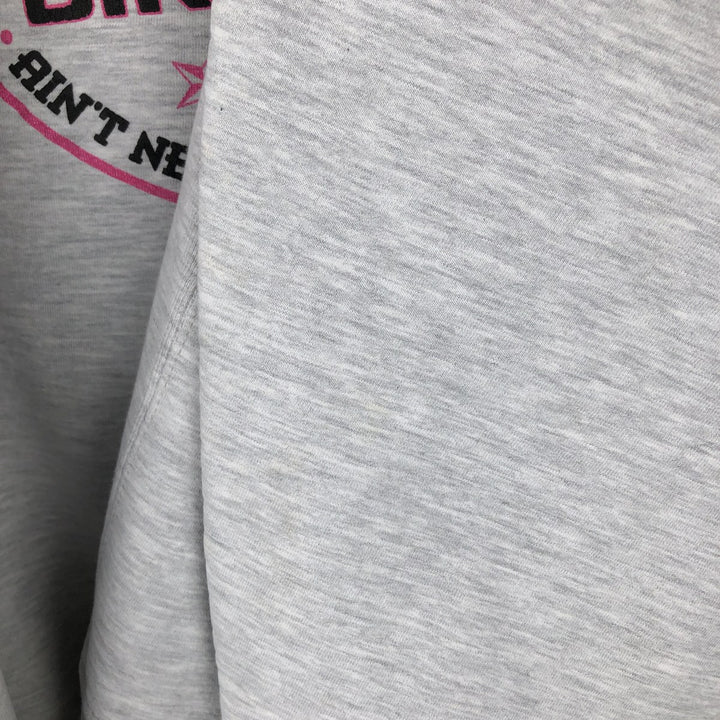 Vintage 90'S Russell PRO COTTON printed sweatshirt, Made in USA, Men's XL cotton gray type Vintage Second Hand