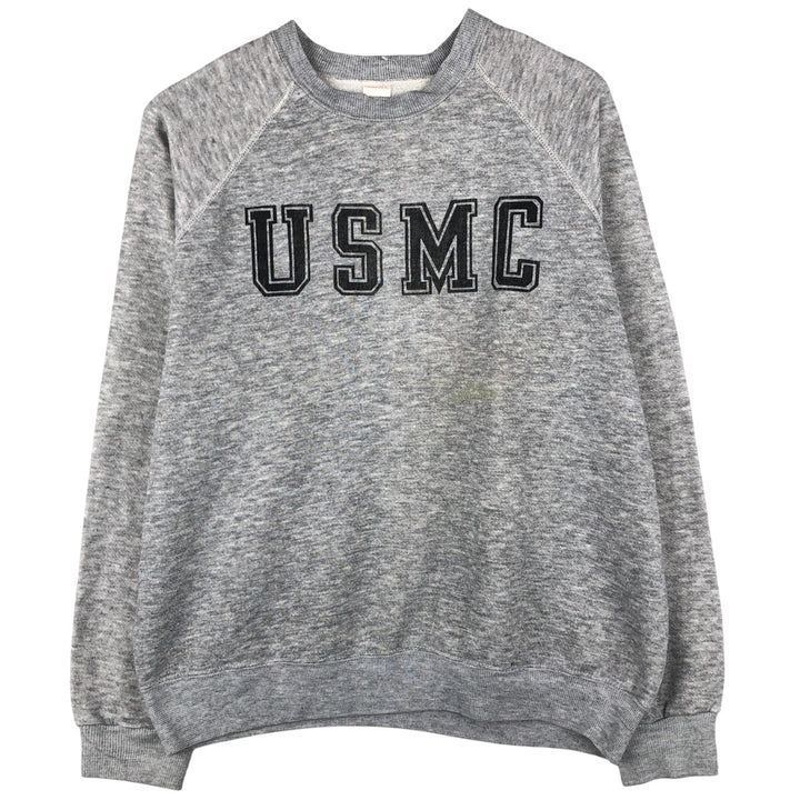 Vintage 1970'S Sportswear printed sweatshirt, made in the USA, men's size XL acrylic gray type Vintage Second Hand
