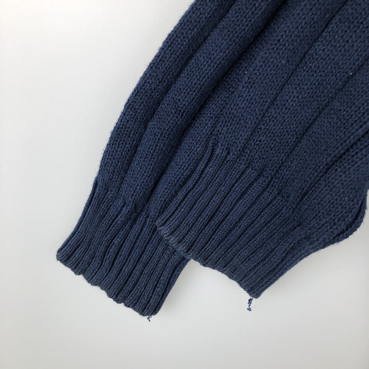 Vintage 1980'S McGREGOR cotton knit sweater, men's size XL cotton navy blue type Vintage Second Hand