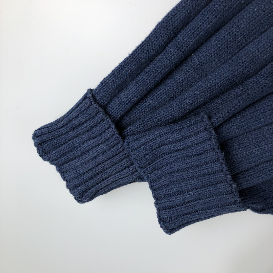 Vintage 1980'S McGREGOR cotton knit sweater, men's size XL cotton navy blue type Vintage Second Hand