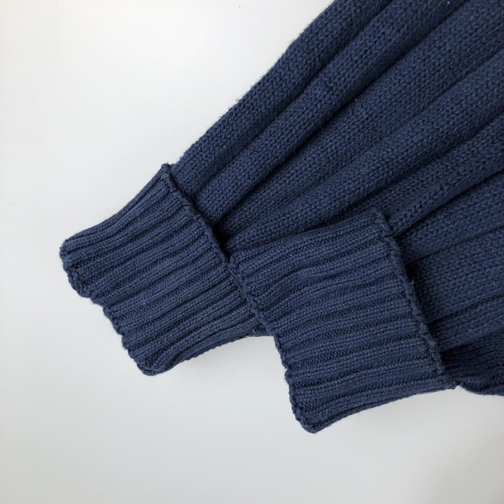 Vintage 1980'S McGREGOR cotton knit sweater, men's size XL cotton navy blue type Vintage Second Hand