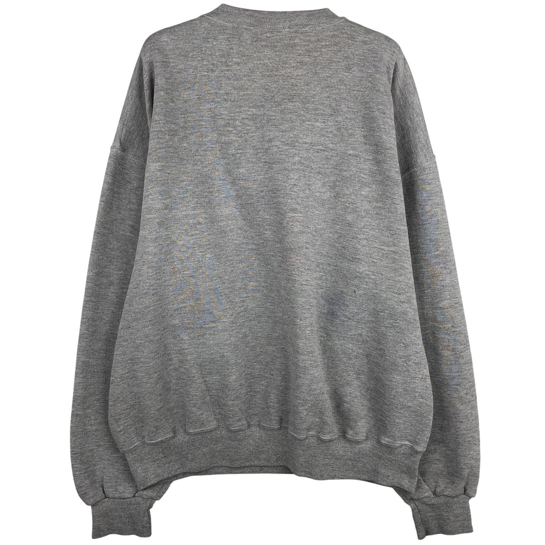 Vintage 90'S Russell triple print college sweatshirt, size XL, men's polyester gray type Vintage Second Hand