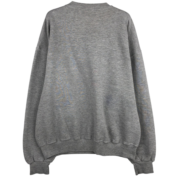 Vintage 90'S Russell triple print college sweatshirt, size XL, men's polyester gray type Vintage Second Hand