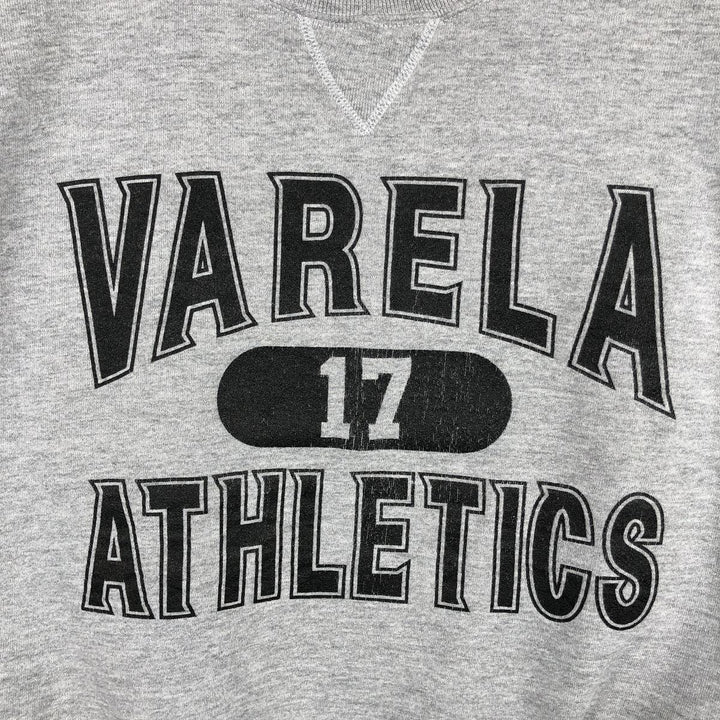 Vintage 90'S Russell triple print college sweatshirt, size XL, men's polyester gray type Vintage Second Hand