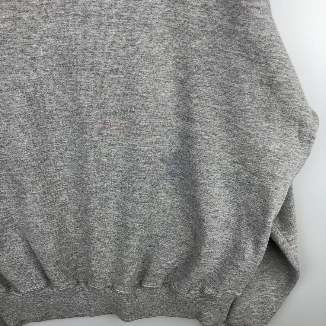 Vintage 90'S Russell triple print college sweatshirt, size XL, men's polyester gray type Vintage Second Hand