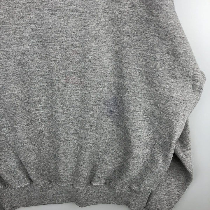 Vintage 90'S Russell triple print college sweatshirt, size XL, men's polyester gray type Vintage Second Hand