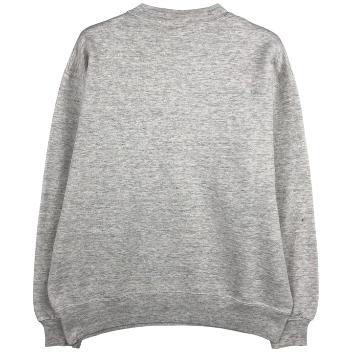 90'S Russell College Sweatshirt, Made in USA, Men's L, Vintage cotton gray type Vintage Second Hand