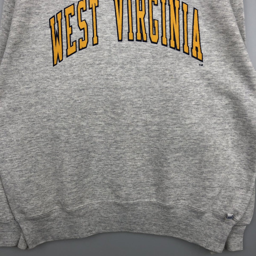 90'S Russell College Sweatshirt, Made in USA, Men's L, Vintage cotton gray type Vintage Second Hand