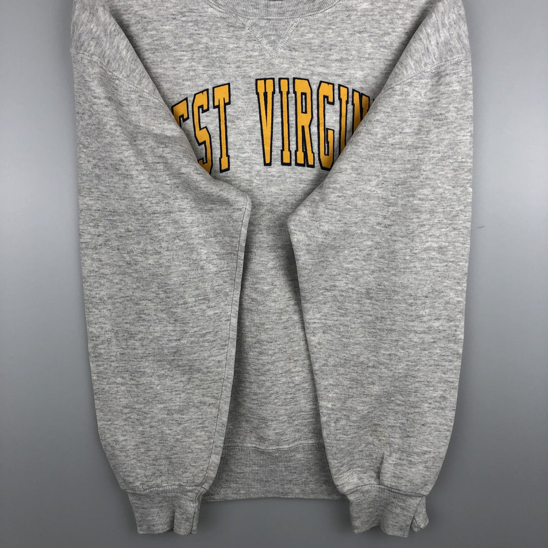 90'S Russell College Sweatshirt, Made in USA, Men's L, Vintage cotton gray type Vintage Second Hand