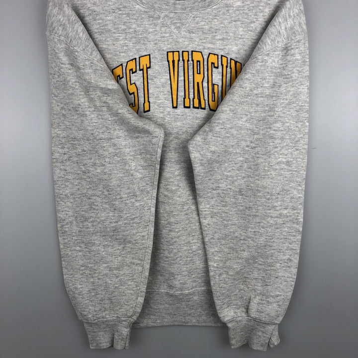 90'S Russell College Sweatshirt, Made in USA, Men's L, Vintage cotton gray type Vintage Second Hand