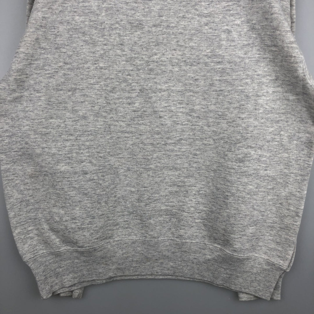90'S Russell College Sweatshirt, Made in USA, Men's L, Vintage cotton gray type Vintage Second Hand