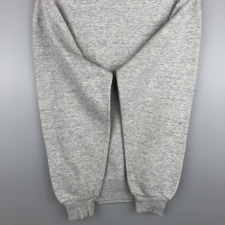 90'S Russell College Sweatshirt, Made in USA, Men's L, Vintage cotton gray type Vintage Second Hand