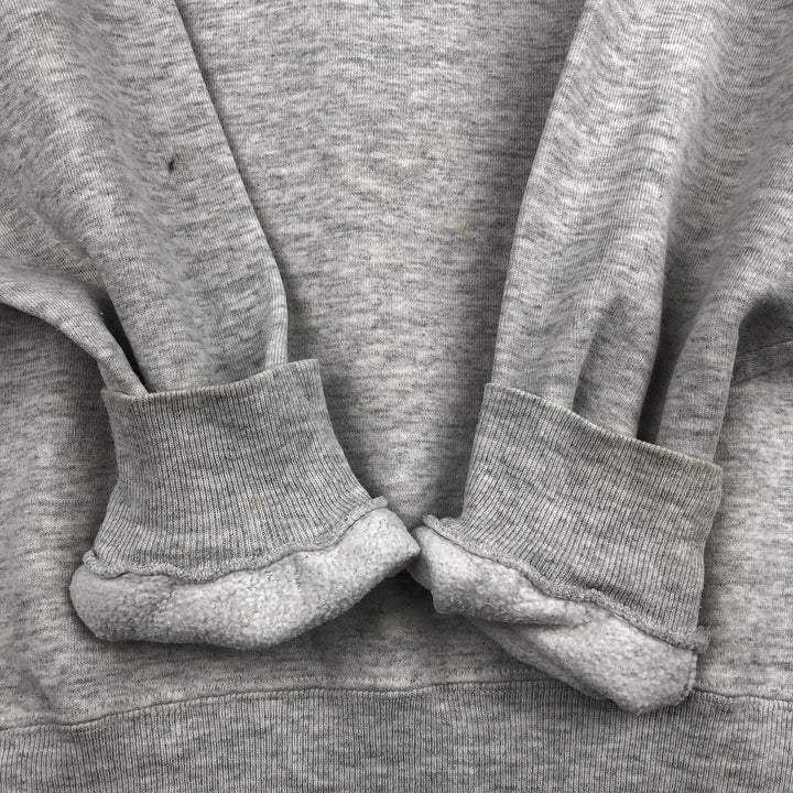 90'S Russell College Sweatshirt, Made in USA, Men's L, Vintage cotton gray type Vintage Second Hand