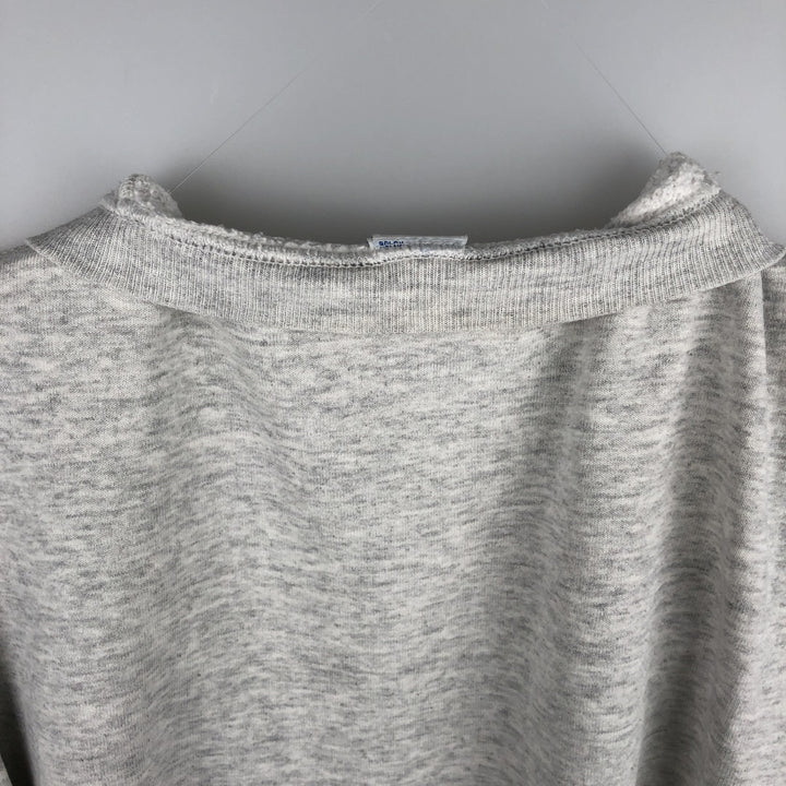 90'S Russell College Sweatshirt, Made in USA, Men's L, Vintage cotton gray type Vintage Second Hand