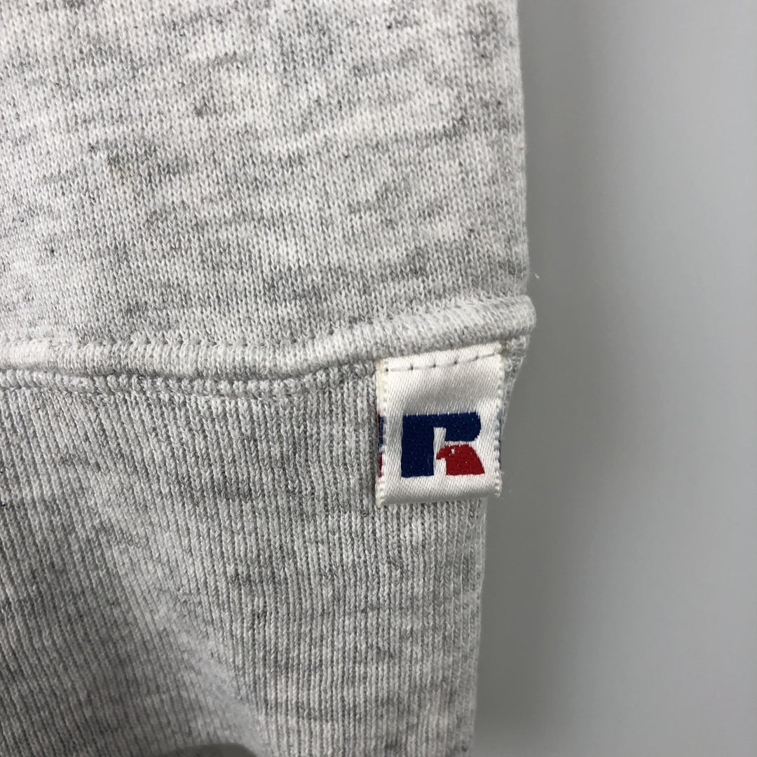 90'S Russell College Sweatshirt, Made in USA, Men's XL, Vintage cotton gray type Vintage Second Hand