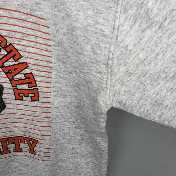 90'S Russell College Sweatshirt, Made in USA, Men's XL, Vintage cotton gray type Vintage Second Hand