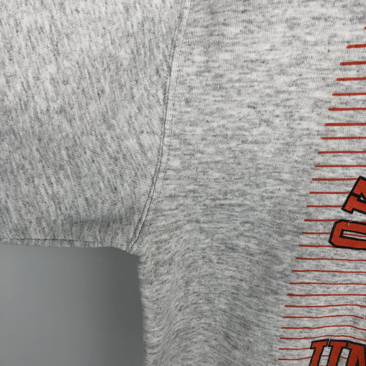 90'S Russell College Sweatshirt, Made in USA, Men's XL, Vintage cotton gray type Vintage Second Hand
