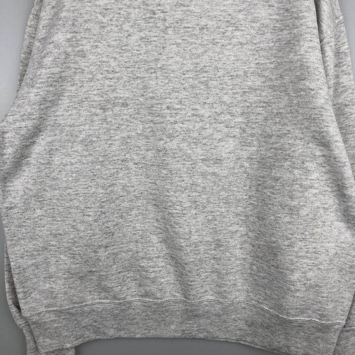 90'S Russell College Sweatshirt, Made in USA, Men's XL, Vintage cotton gray type Vintage Second Hand