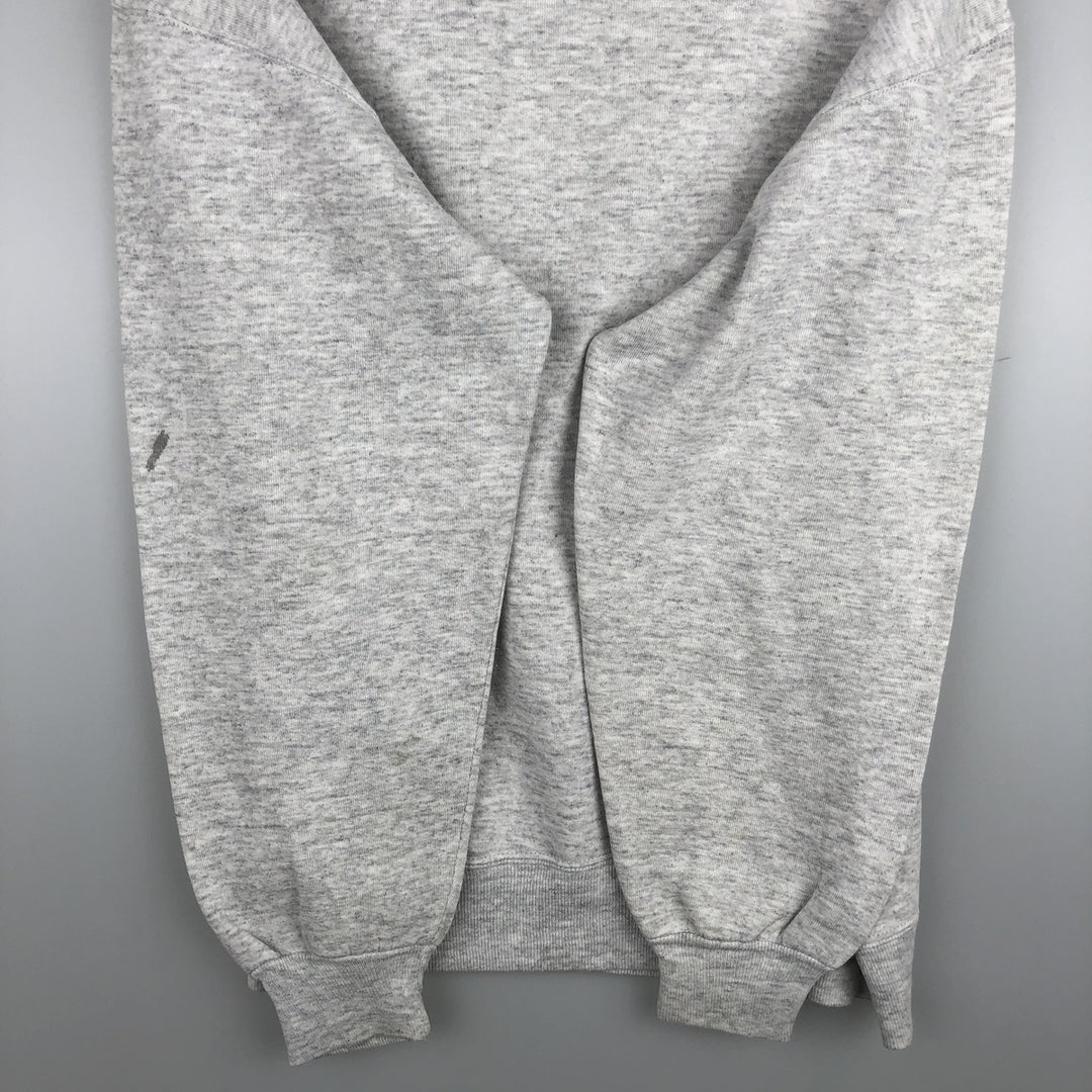 90'S Russell College Sweatshirt, Made in USA, Men's XL, Vintage cotton gray type Vintage Second Hand