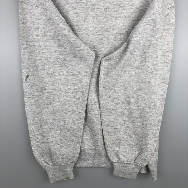 90'S Russell College Sweatshirt, Made in USA, Men's XL, Vintage cotton gray type Vintage Second Hand