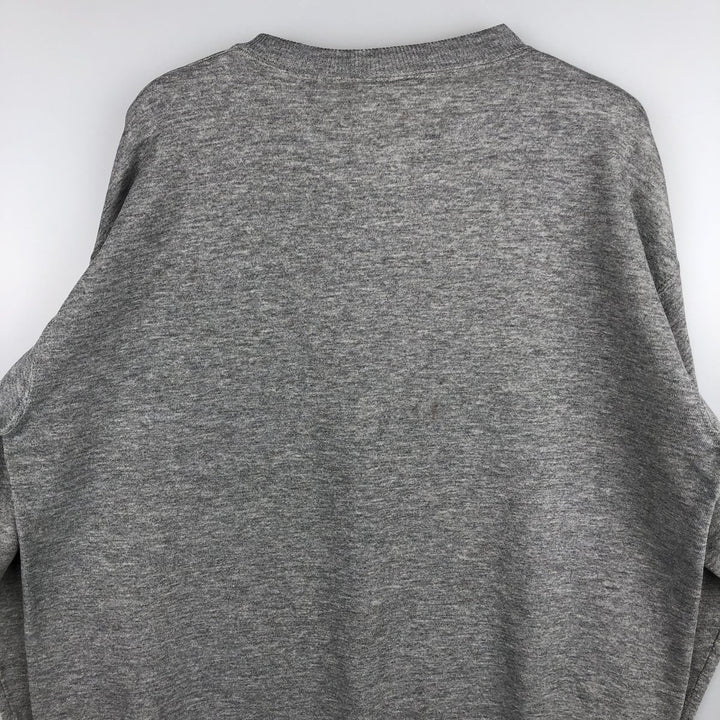 Vintage 90'S Jansport triple print college sweatshirt, made in the USA, men's size L cotton gray type Vintage Second Hand