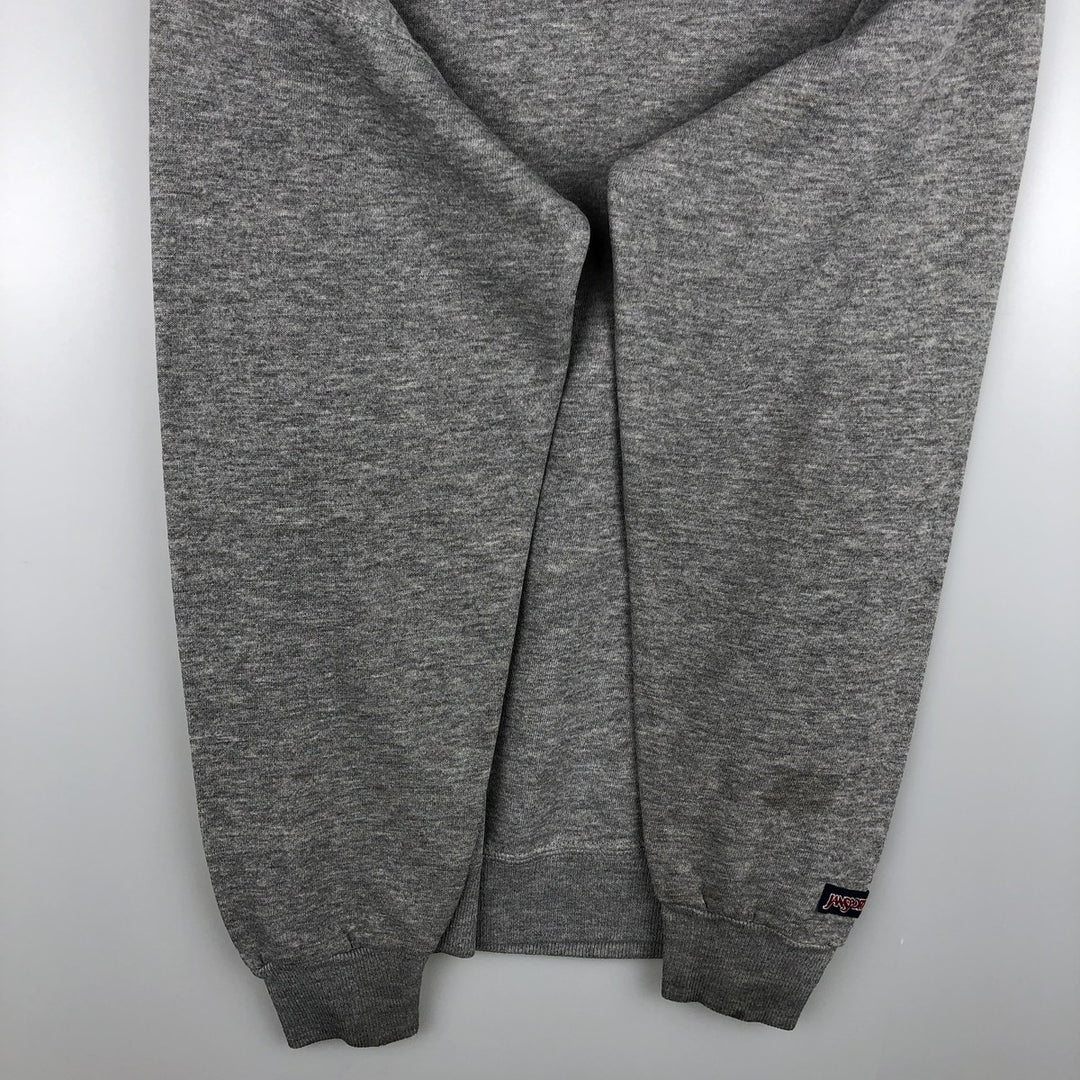 Vintage 90'S Jansport triple print college sweatshirt, made in the USA, men's size L cotton gray type Vintage Second Hand