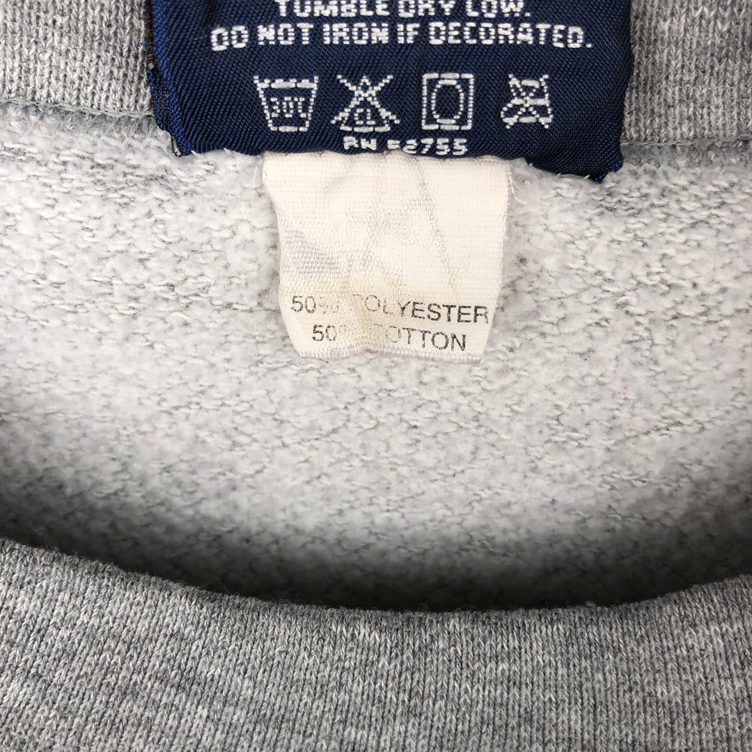 90'S Jansport College Sweatshirt, Made in USA, Men's M, Vintage cotton gray type Vintage Second Hand