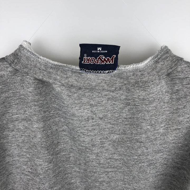 90'S Jansport College Sweatshirt, Made in USA, Men's M, Vintage cotton gray type Vintage Second Hand