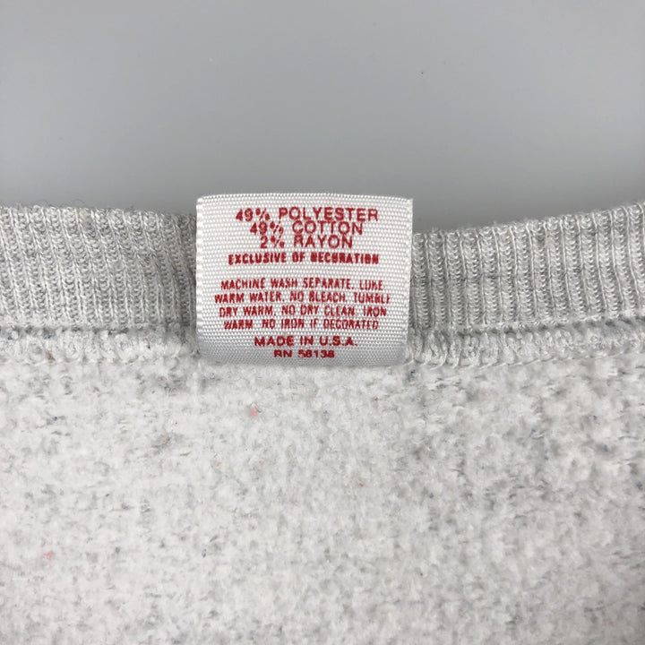 WOLF H. WOLF AND SONS INC. PENN STATE University College Sweatshirt, Made in USA, Men's Size XL cotton pale white type Vintage Second Hand