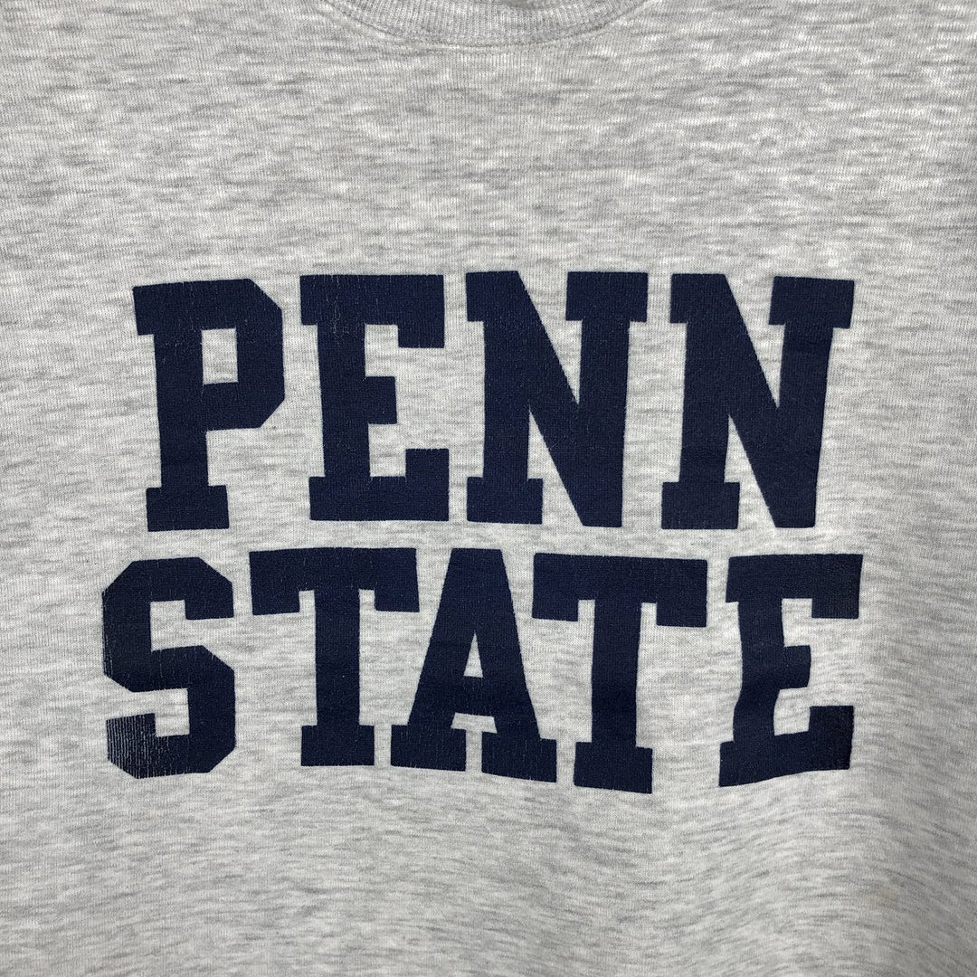 WOLF H. WOLF AND SONS INC. PENN STATE University College Sweatshirt, Made in USA, Men's Size XL cotton pale white type Vintage Second Hand