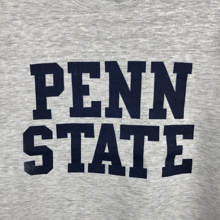 WOLF H. WOLF AND SONS INC. PENN STATE University College Sweatshirt, Made in USA, Men's Size XL cotton pale white type Vintage Second Hand