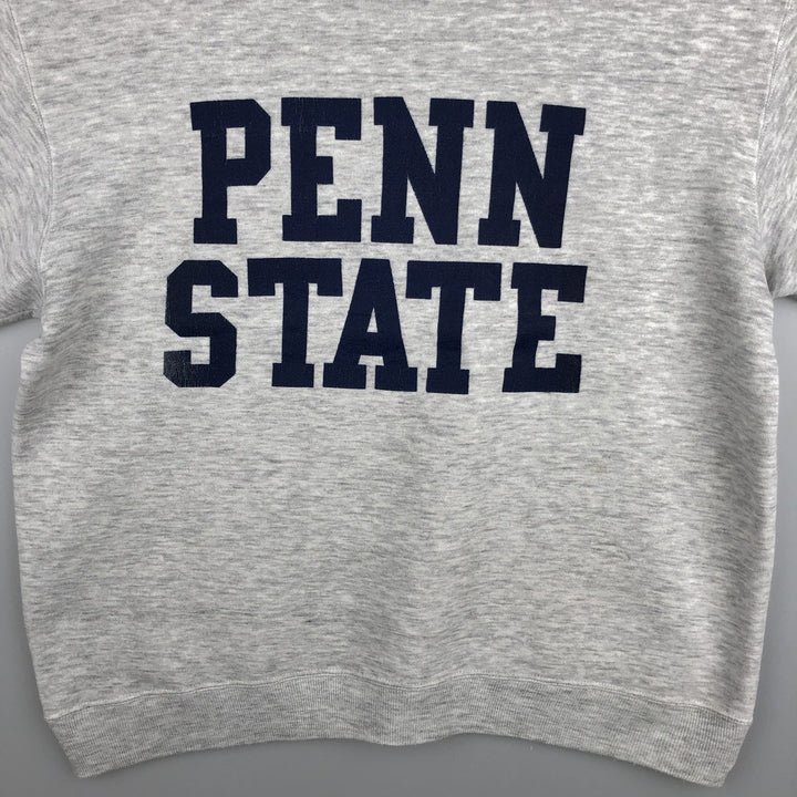 WOLF H. WOLF AND SONS INC. PENN STATE University College Sweatshirt, Made in USA, Men's Size XL cotton pale white type Vintage Second Hand
